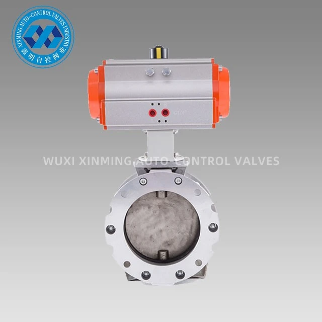 Pneumatic Actuator Powder Aluminum Butterfly Valve