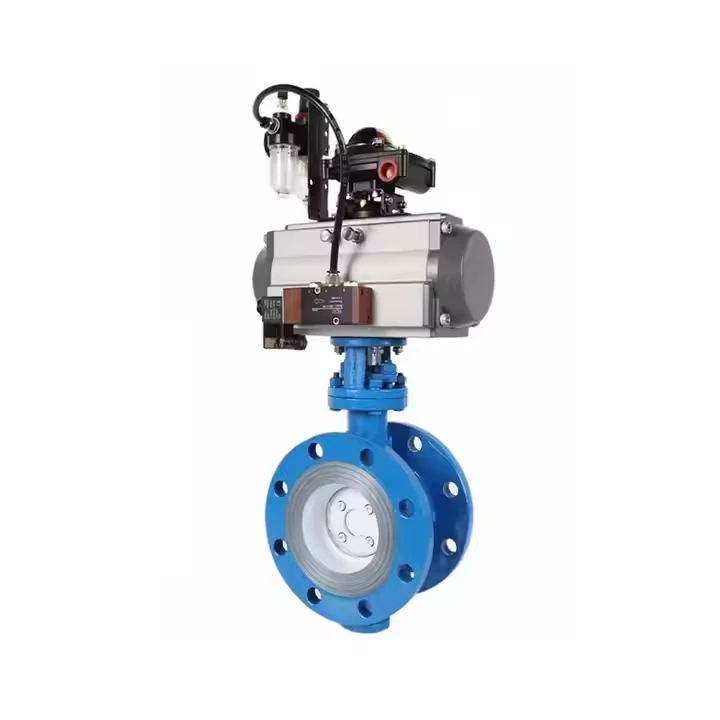 Factory - Direct High - Temperature And High - Pressure Resistant Pneumatic Tri - Eccentric Butterfly Valve