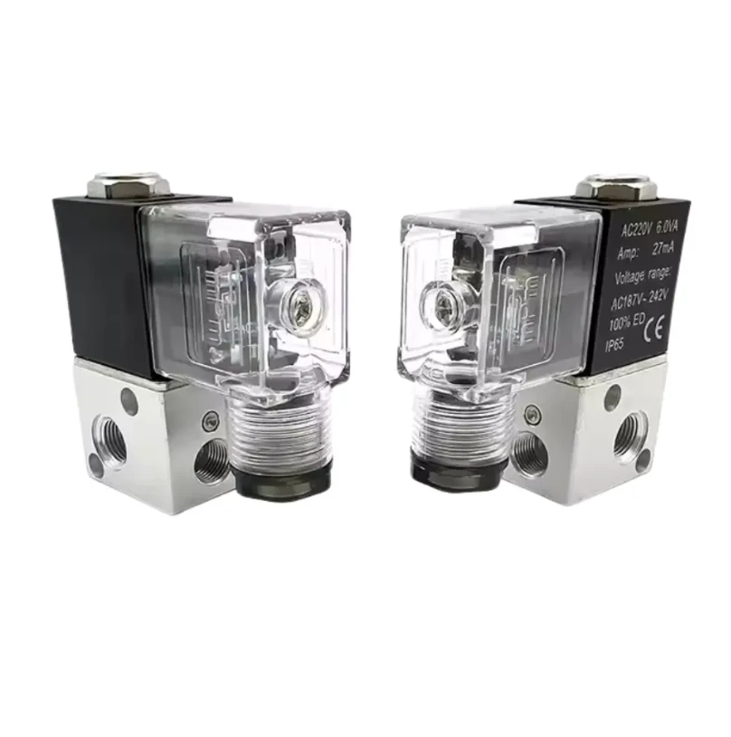Augstas veiktspējas pneimatiskais izpildmehānisma solenoīda vārsts