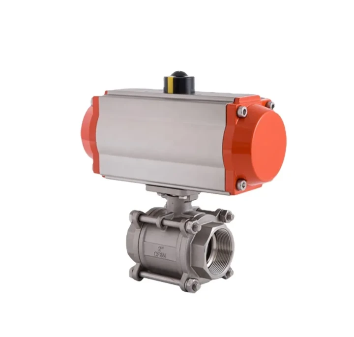 NPT Thread Pneimatic darbinātais bumbiņas vārsts|Ce/atex sertificēts