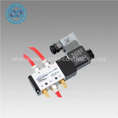 Alumīnija sakausējuma pneimatiskais solenoīda vārsts 52 AC220V 110V