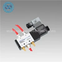 Alumīnija sakausējuma pneimatiskais solenoīda vārsts 52 AC220V 110V