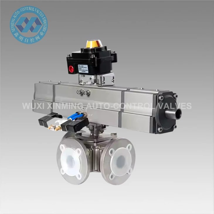 Three-position Pneumatic Actuator For Precise Flow Regulation